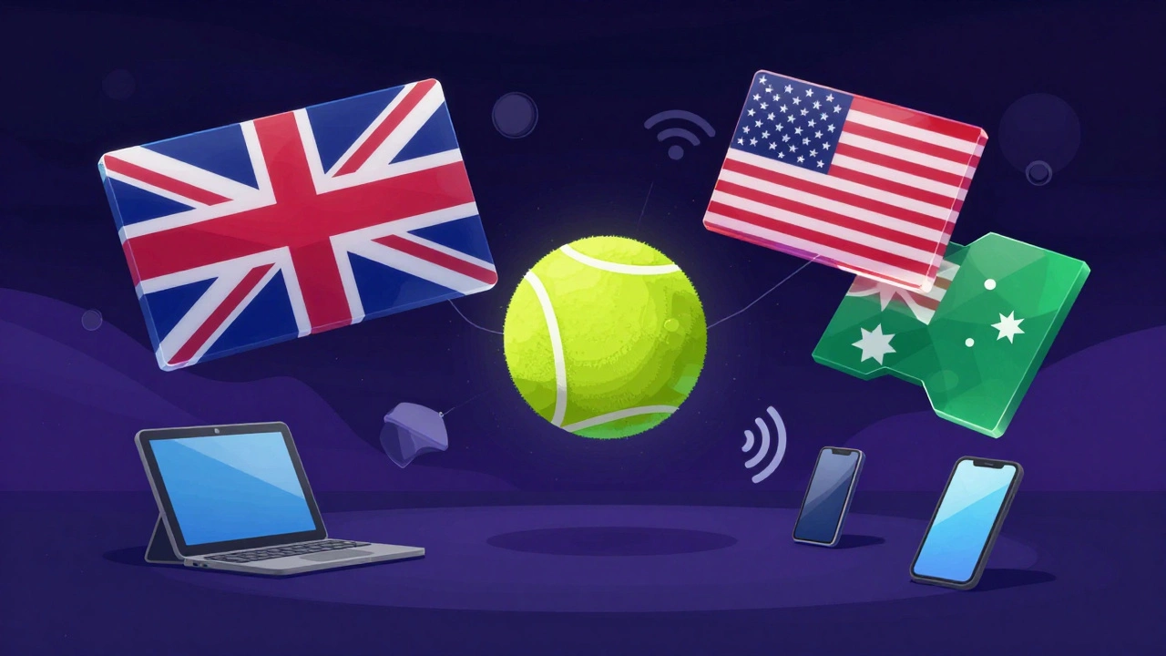 Abstract art of fragmented sports streaming rights globally