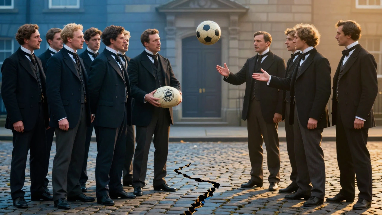 Victorian era split between rugby and soccer codes